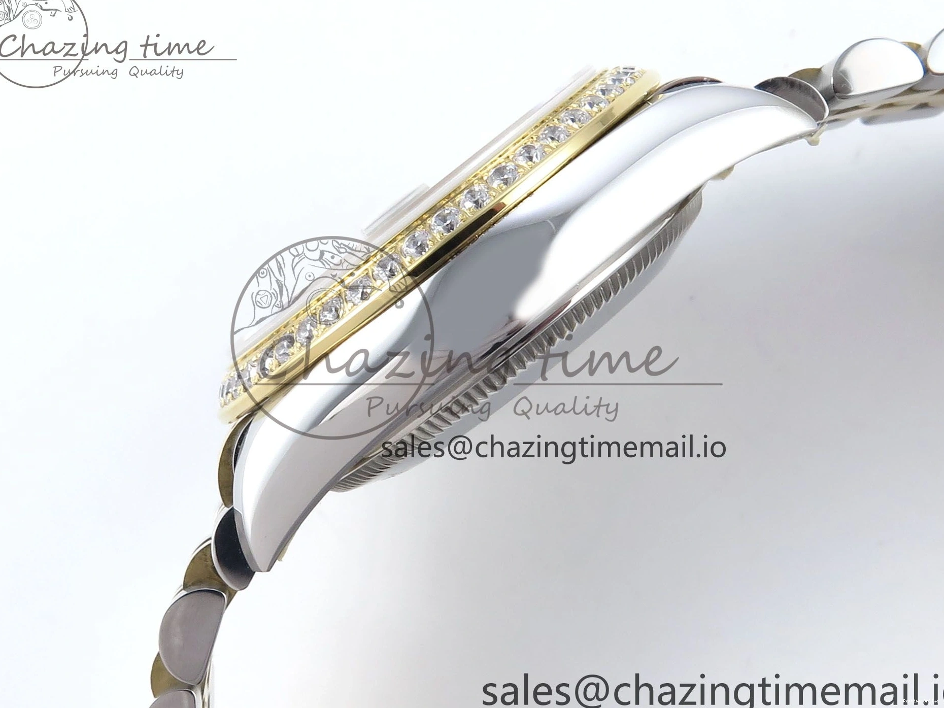 0515 DateJust 31 278383RBR ARF 1:1 Best Edition 904L Steel Brown Diamonds Dial Diamonds Bezel on SS YG Jubilee Bracelet ETA Snug 409
